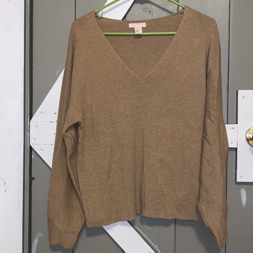 H&M camel sweater